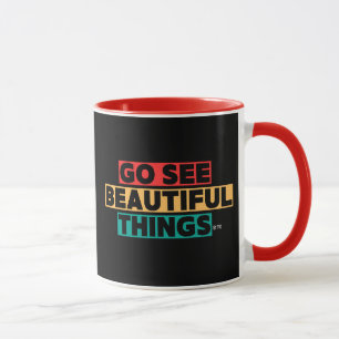 Caneca de Café Veja Coisas Bonitas
