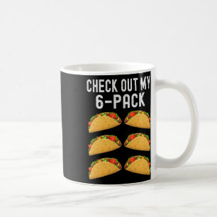 Caneca De Café Veja Os Meus Seis Pacotes De Taco Engraçados Cinco