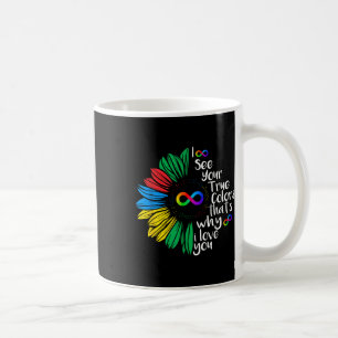 Caneca De Café Vejo Sua Verdadeira Cor Infinita Neuromergulhadore