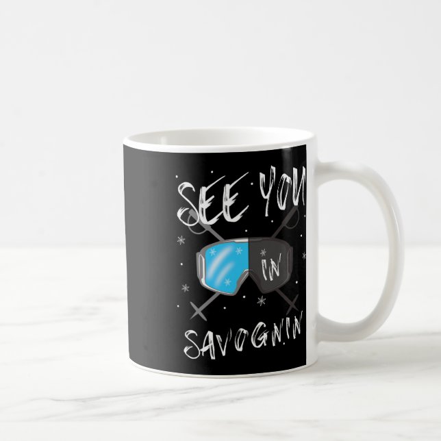 Caneca De Café Vejo Você Em Savognin Suiça Sk (Direita)