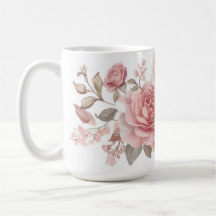Caneca De Café Vela Aromática Botânica Elegante
