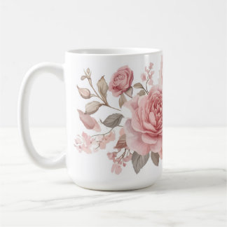 Caneca De Café Vela Aromática Botânica Elegante