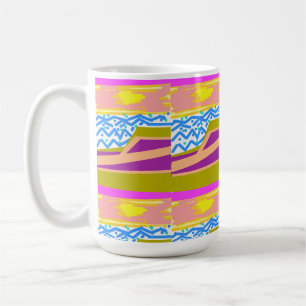 Caneca De Café Vela de Jarro Perfumada Sunset Yacht Waves