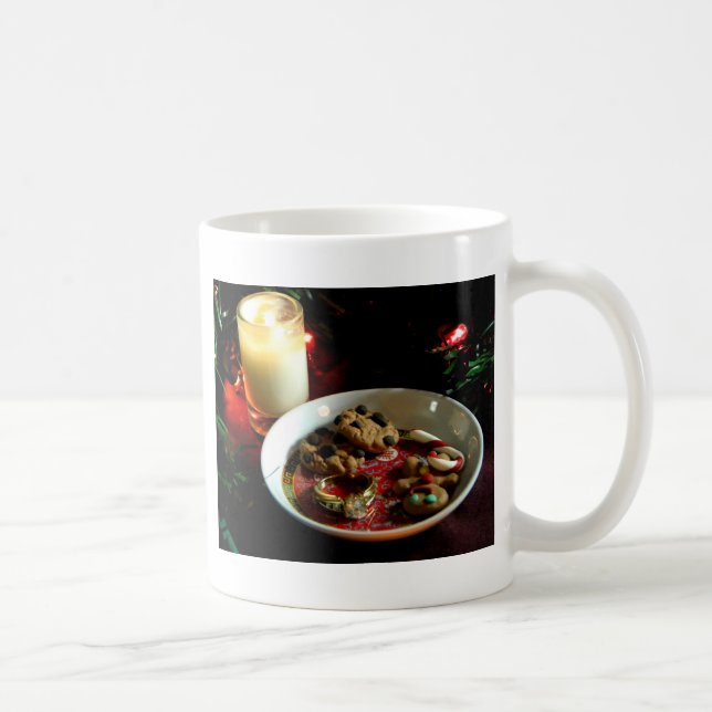 Caneca De Café Vela do biscoito do Natal (Direita)