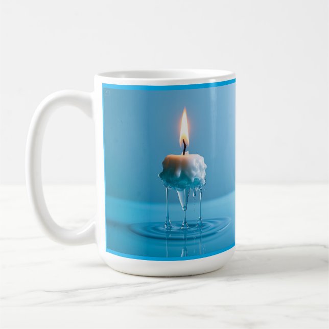 Caneca De Café Vela Flutuante Elegante (Esquerda)