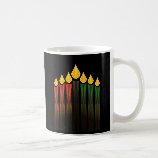 Caneca De Café velas de kwanzaa (Direita)