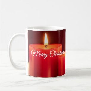 Caneca De Café Velas de Natal românticas - Mug de Natal Feliz