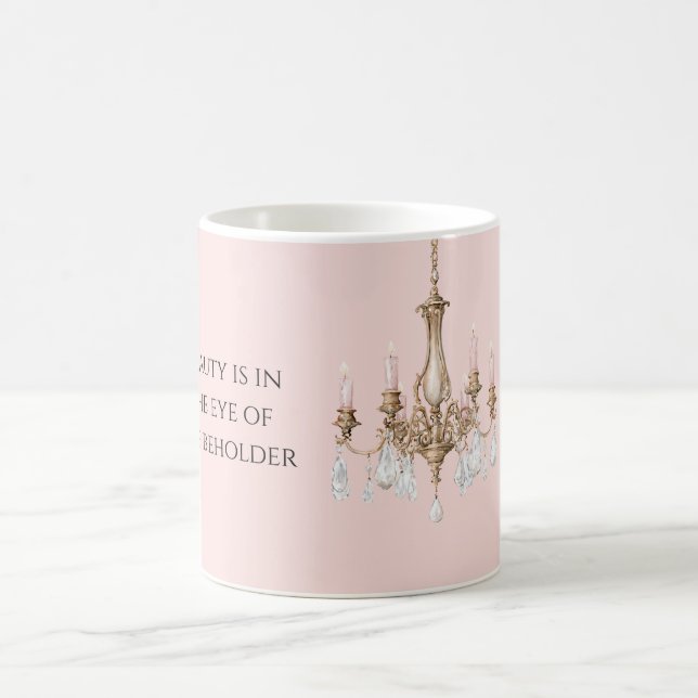 Caneca De Café Velas Rosa para Lustre (Centro)
