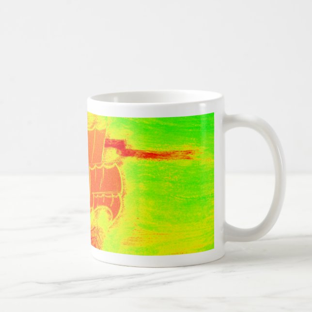 Caneca De Café veleiro fluorescente (Direita)