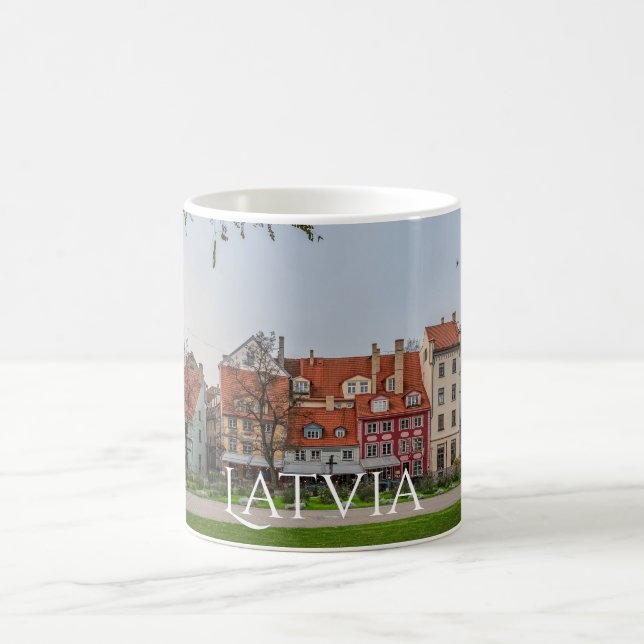 Caneca De Café Velha cidade de Riga no outono (Centro)