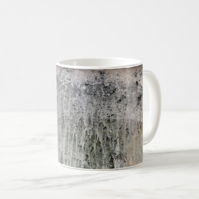 Caneca De Café Velha janela branca à noite (Frente Esquerda)