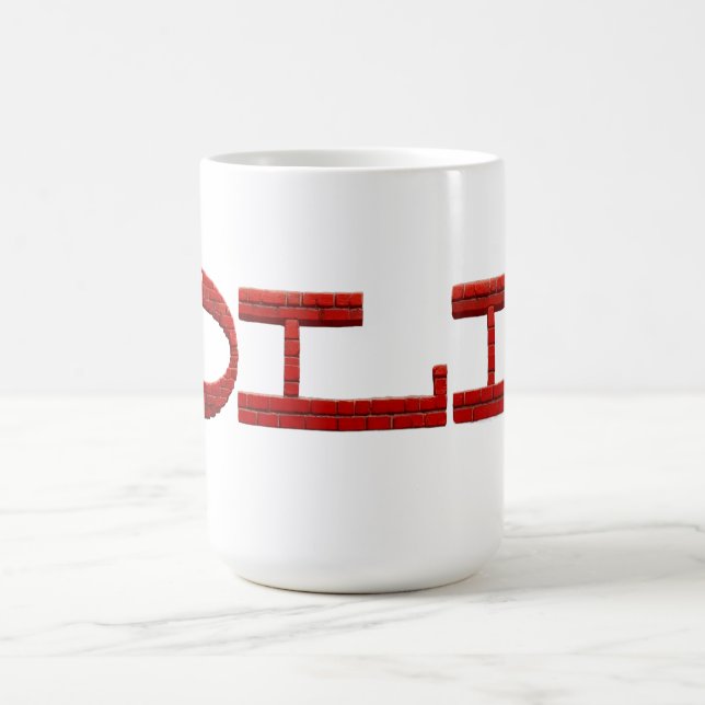 Caneca De Café Velho Tijolo Vermelho (Centro)