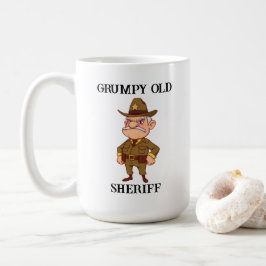Caneca De Café Velho Xerife Grumpy