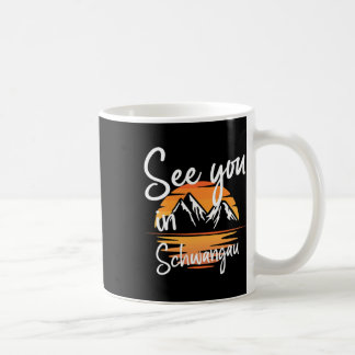Caneca De Café Vemo-Nos Em Schwangau Alemanha Vacante Esqui 1