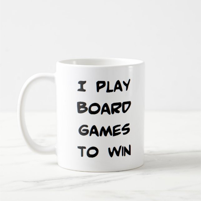 Caneca De Café vencedor de jogo de tabuleiro (Esquerda)