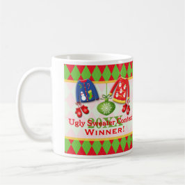 Caneca De Café Vencedor do campeonato de doces de Natal feio