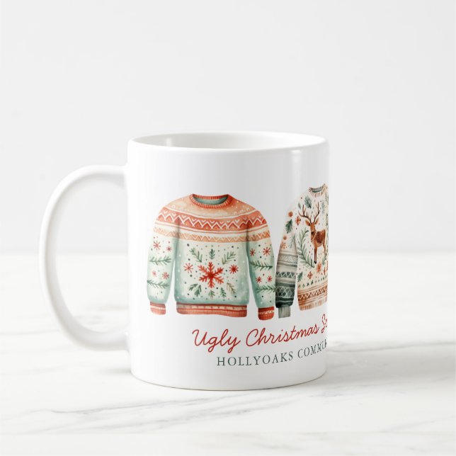 Caneca De Café Vencedor do Concurso Engraçado de Natal (Esquerda)