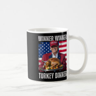 Caneca De Café Vencedor Vencedor Jantar de Peru Humor Engraçado T