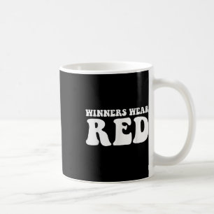 Caneca De Café Vencedores Vestem a Red Team Spirit Game Competiti