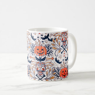Caneca De Café Vencimento de Padrão de Halloween de Diversão Spoo