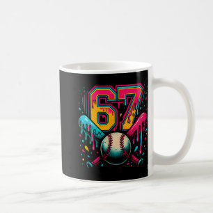 Caneca De Café Venda Drip 6 7 Número 67 Seis Sete Meme Homens Men