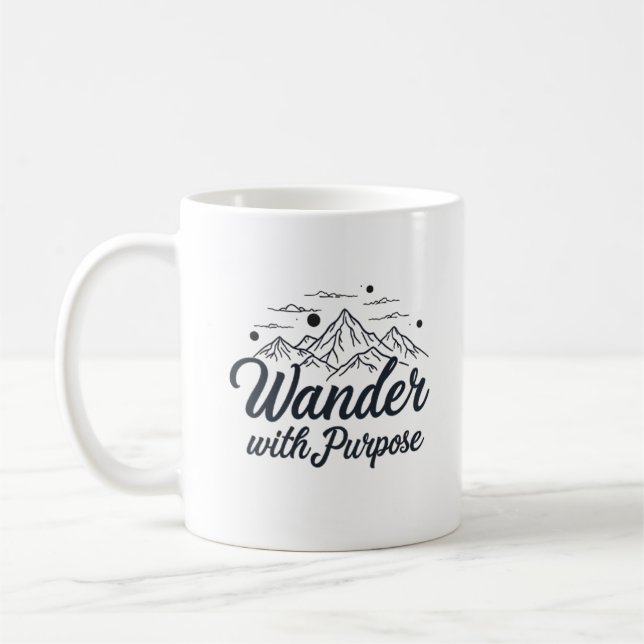 Caneca De Café Vendedor com Propósito - Aventura de Montanha (Esquerda)