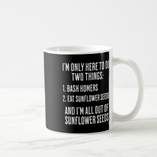 Caneca De Café Vendedor engraçado Sh Homers comem sementes jogado