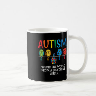 Caneca De Café Vendo o mundo a partir de diferentes ângulos, cons