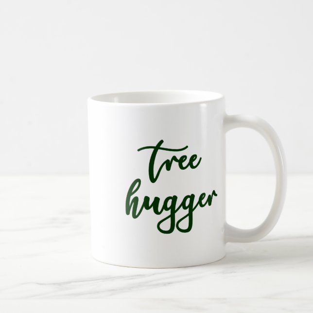 Caneca De Café Veneno Árvore Hugger Nature Lover Environmentali (Direita)