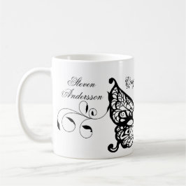 Caneca De Café Venetia Carnivale Masque Ornamentado Vitoriano Flo
