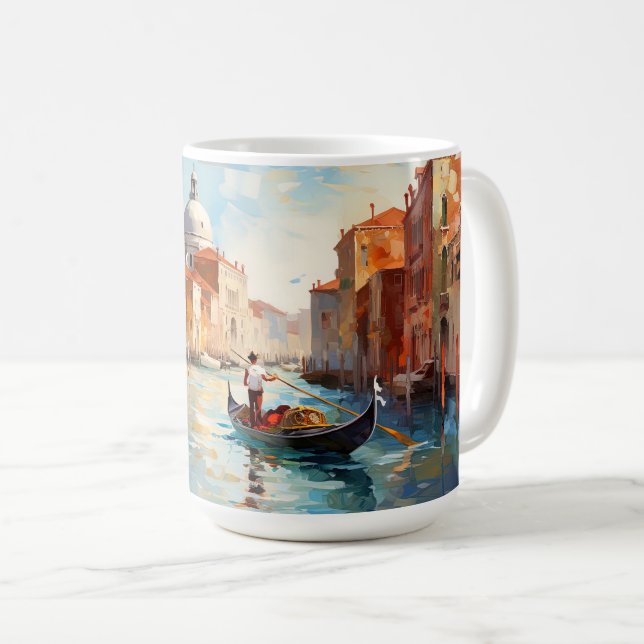 Caneca De Café Veneza, Itália (Frente Esquerda)