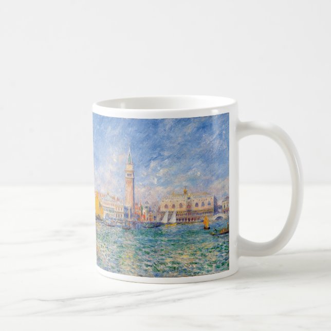Caneca De Café Veneza (o palácio) do Doge Pierre-Auguste Renoir (Direita)