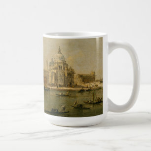 Caneca De Café Veneza saudação do della de Dogana e de Santa