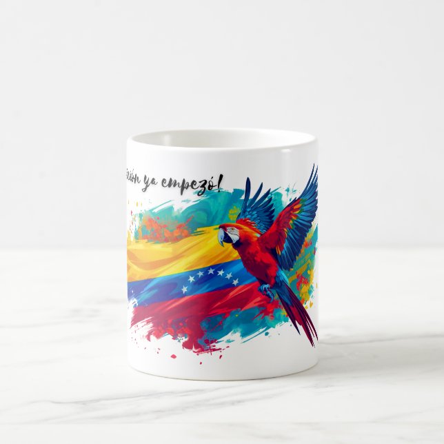 Caneca De Café Venezuela libre – Orgullo y esperanza venezolana (Centro)