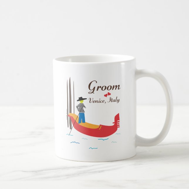 Caneca De Café Venice Groom (Direita)
