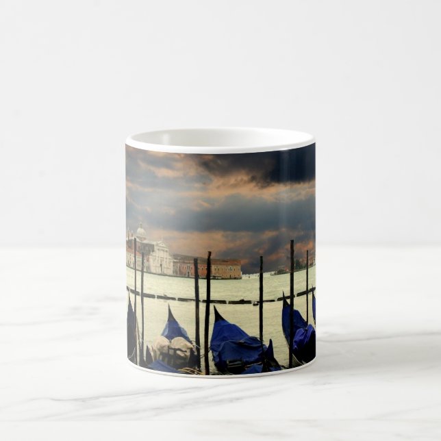 Caneca De Café Venice Nature Scene Water Boat (Centro)