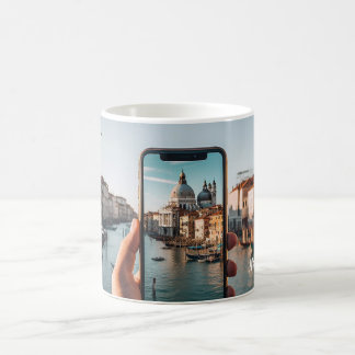 Caneca De Café Venice's Timeless Canals: Mug for Travel Lovers