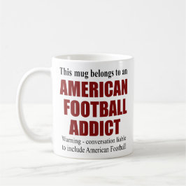 Caneca De Café Ventilador de futebol americano personalizado