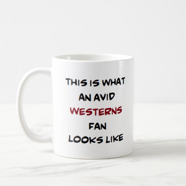 Caneca De Café ventilador do westerns, avid (Esquerda)