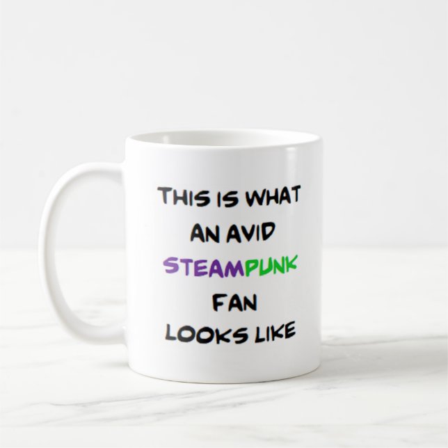 Caneca De Café ventilador steampunk, ávido (Esquerda)