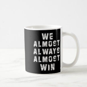 Caneca De Café Ventiladores De Futebol Amam Retrô Engraçado Quase