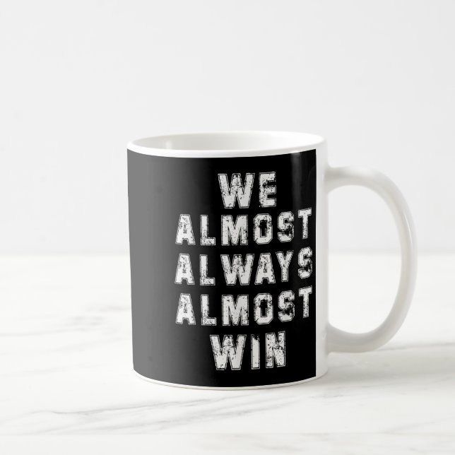 Caneca De Café Ventiladores De Futebol Amam Retrô Engraçado Quase (Direita)