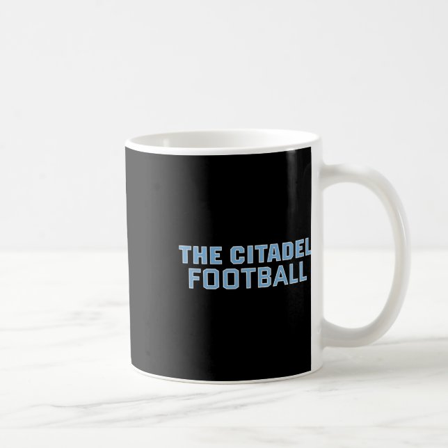 Caneca De Café Ventiladores de futebol do Citadel Bulldog (Direita)