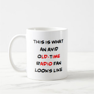 Caneca De Café ventoinha de rádio ávido