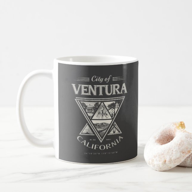 CANECA DE CAFÉ VENTURA CALIFÓRNIA (Com Donut)