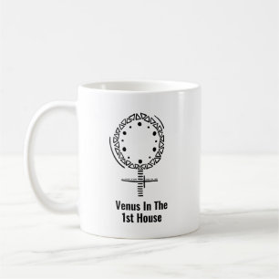 Caneca De Café Vênus na Astrologia da 1ª Casa Presença