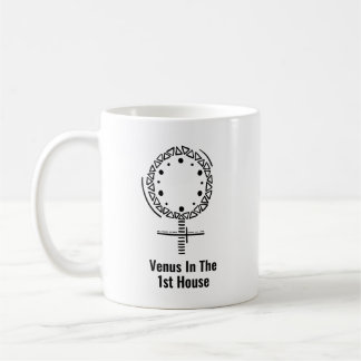 Caneca De Café Vênus na Astrologia da 1ª Casa Presença
