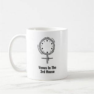 Caneca De Café Vênus na Casa 3 Astrologia Charme