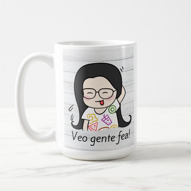 Caneca De Café veo gente fea (Esquerda)