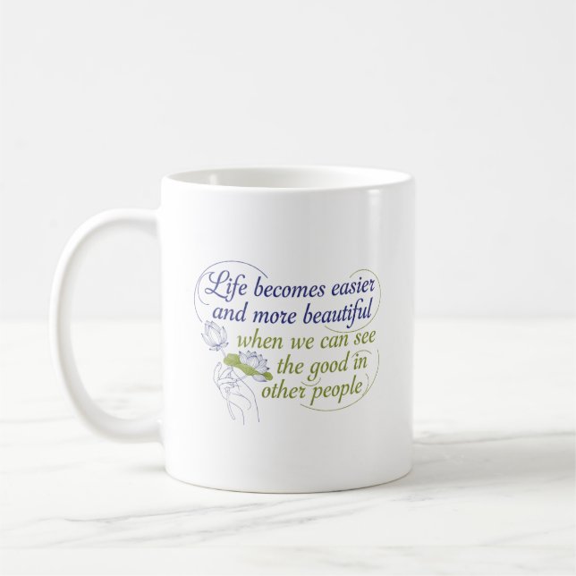 Caneca De Café Ver o Bem nos Outros (Esquerda)